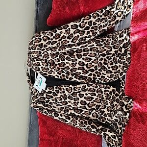 Leopard Print Blazer